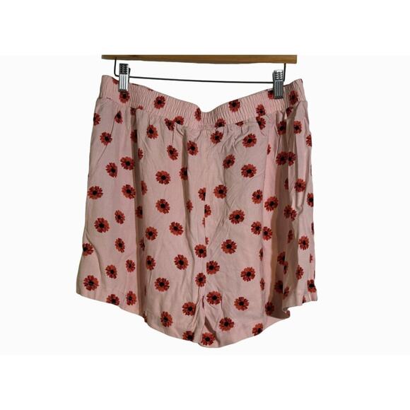 Abound Easy Flow Shorts in Pink Daisy Dots Size XL - Picture 3 of 4